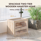 Fir-Wood Hamster Cage