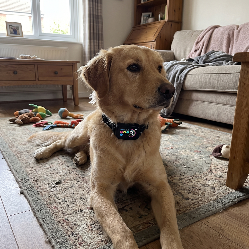 Pet using the product in a real home