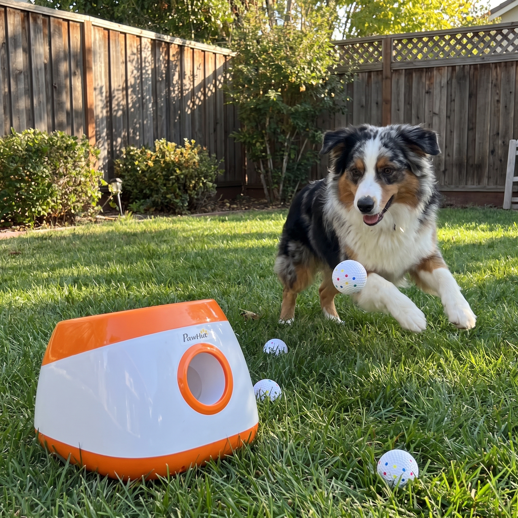 Pet using the product in a real home
