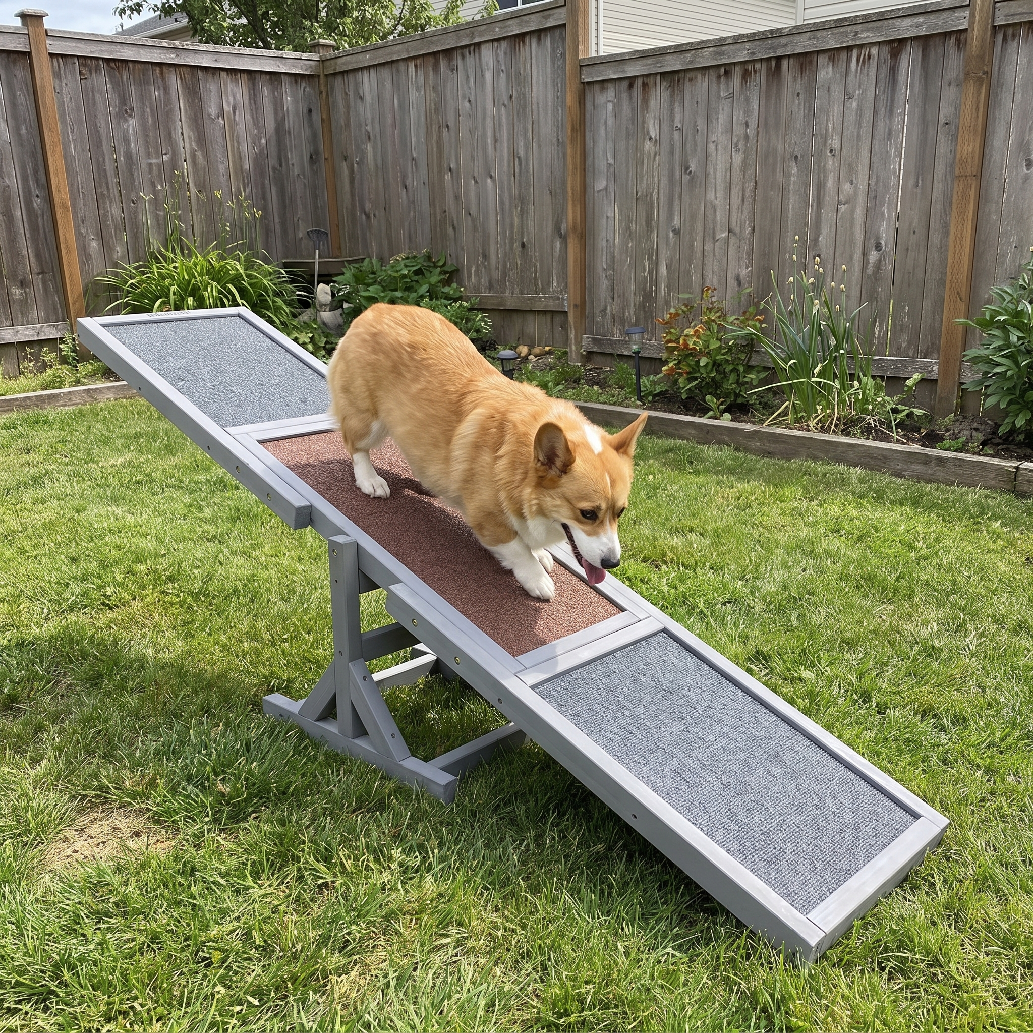 Pet using the product in a real home
