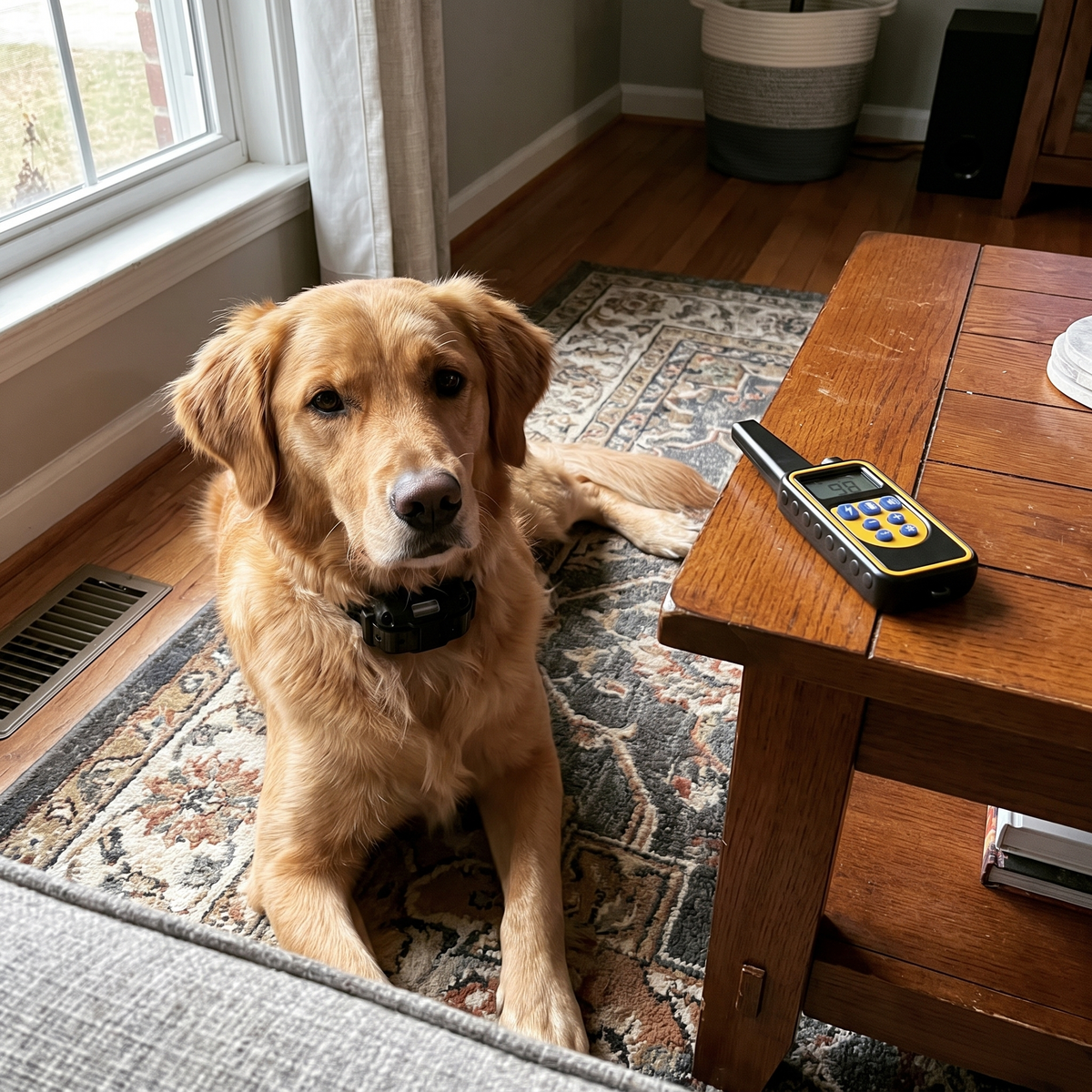 Pet using the product in a real home