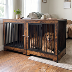 Pet using the product in a real home