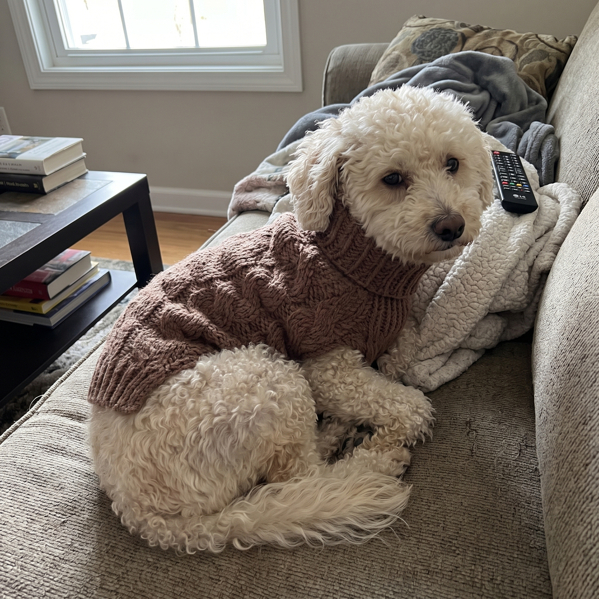 Pet using the product in a real home