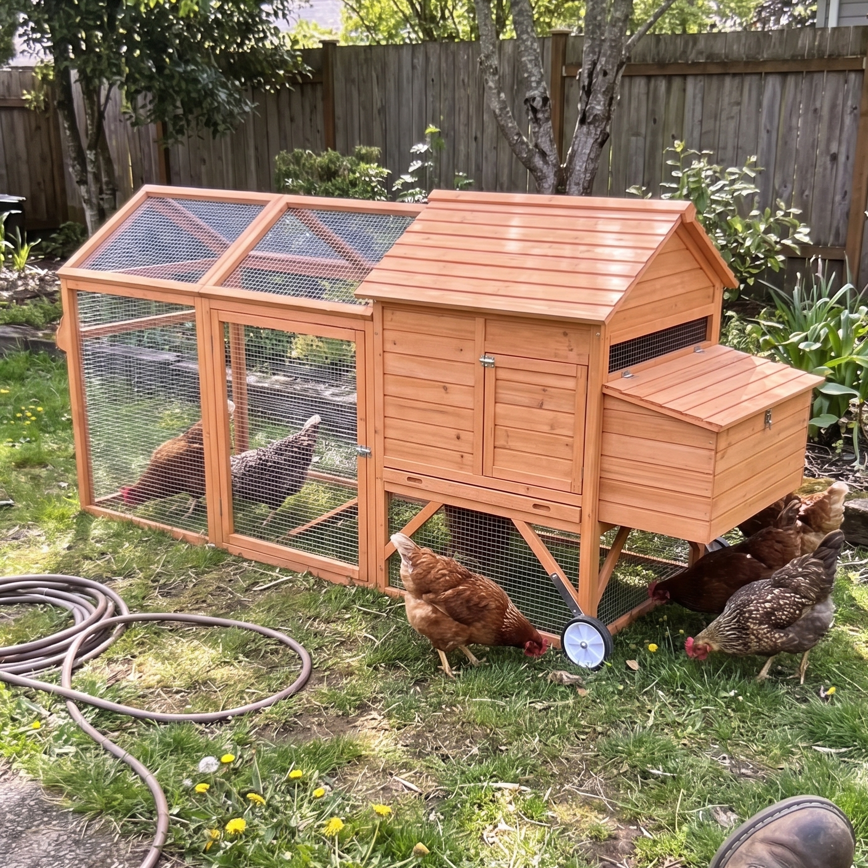 Pet using the product in a real home