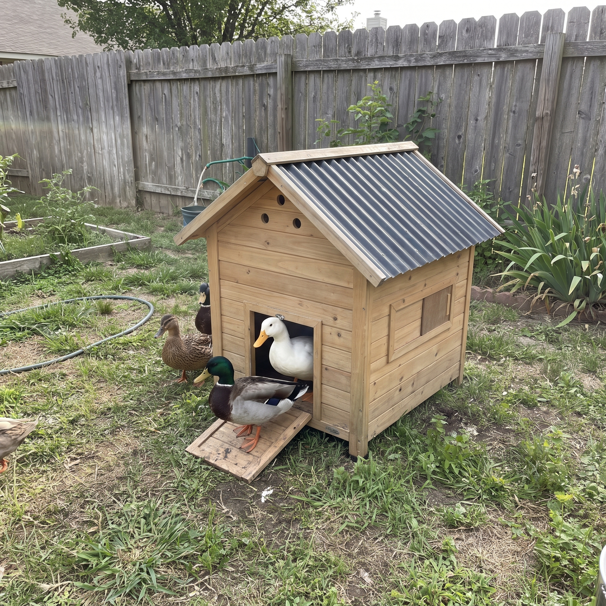 Pet using the product in a real home