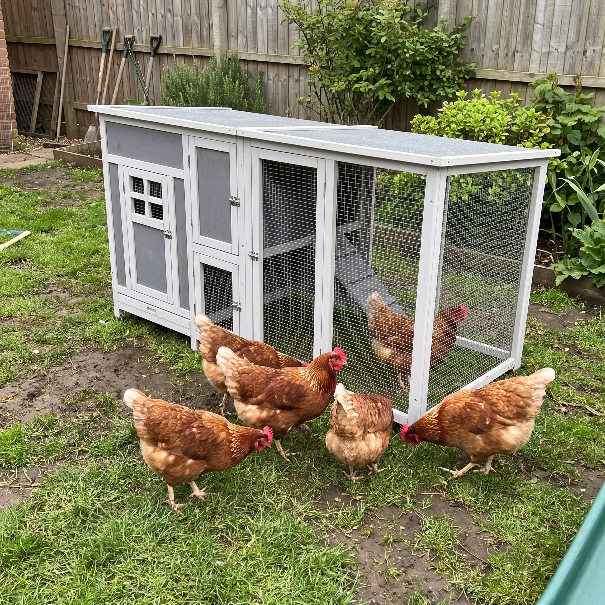 Pet using the product in a real home