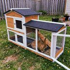 Pet using the product in a real home