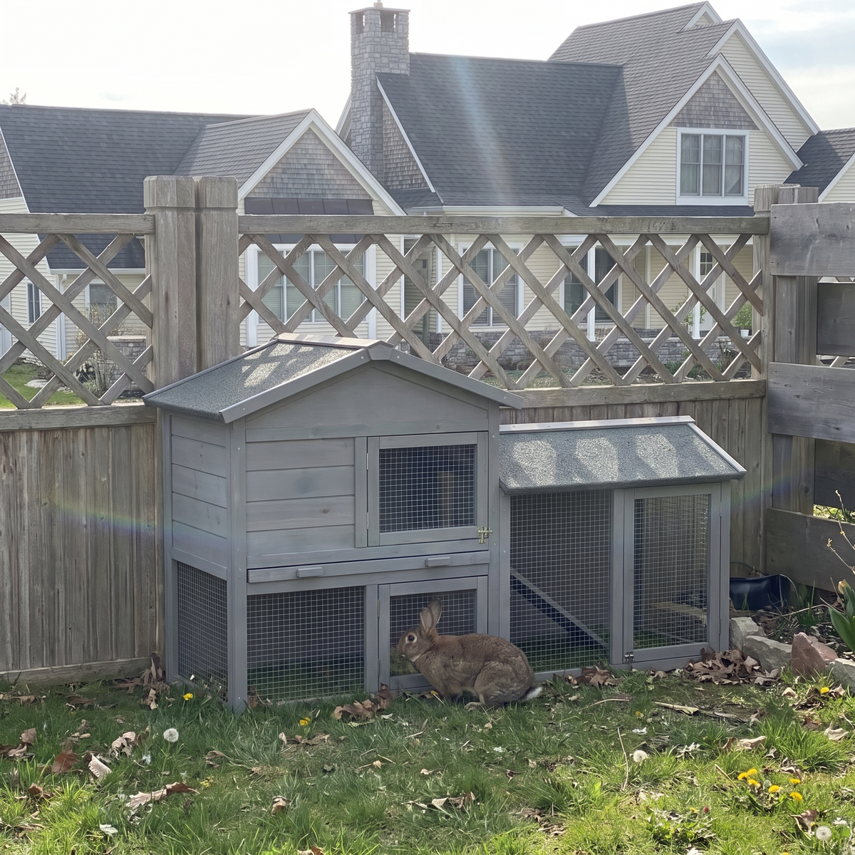 Pet using the product in a real home