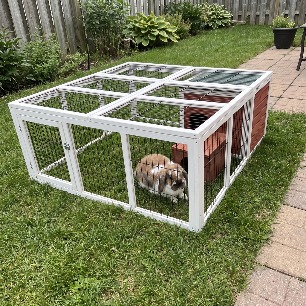 Pet using the product in a real home