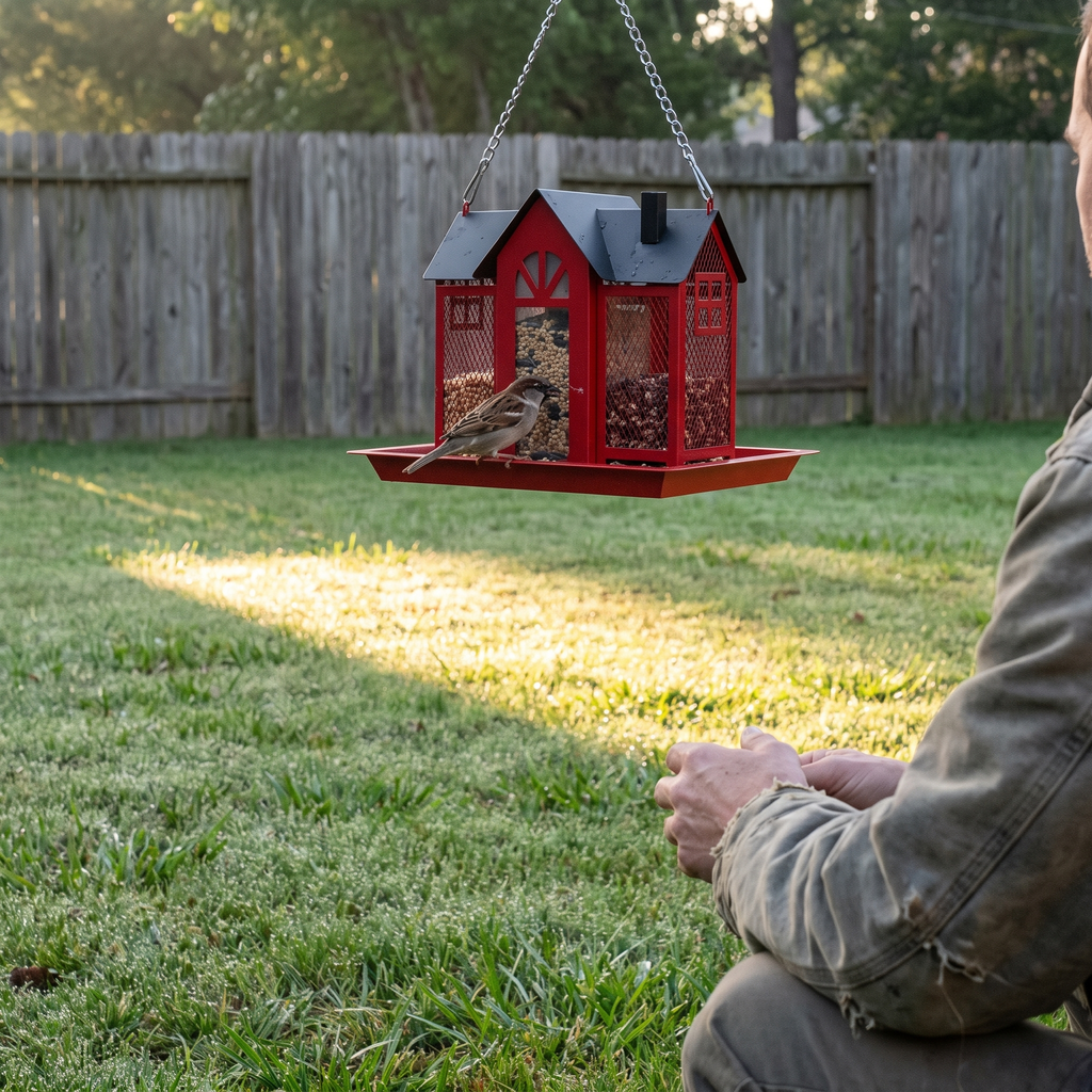 Barn Bird Feeder