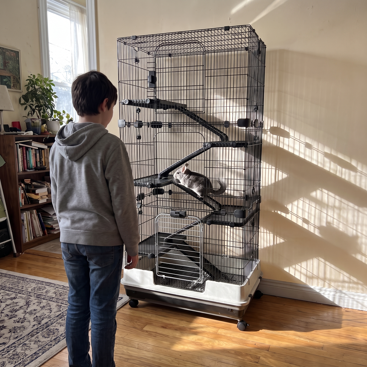 6-Tier Rabbit Cage
