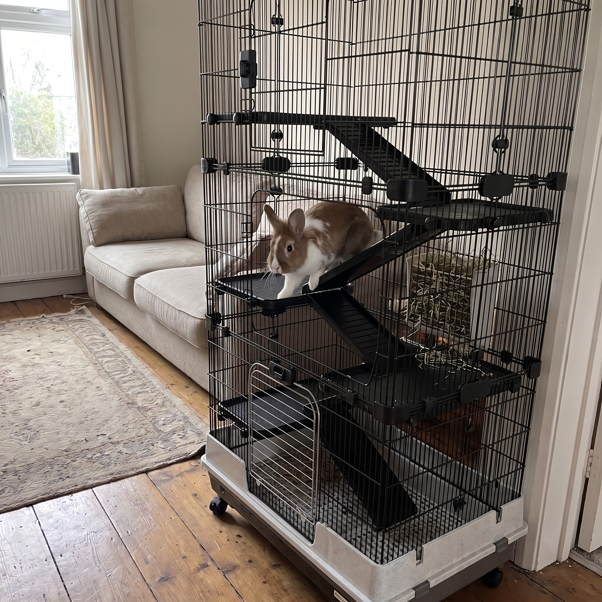 6-Tier Rabbit Cage