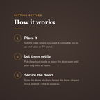 How the dog crate furniture works - wrenwood howitworks