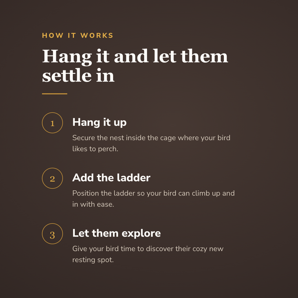 How the coconut bird nest works - wrenwood howitworks