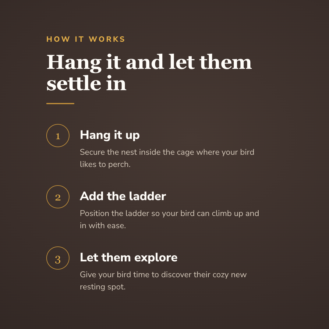 How the coconut bird nest works - wrenwood howitworks