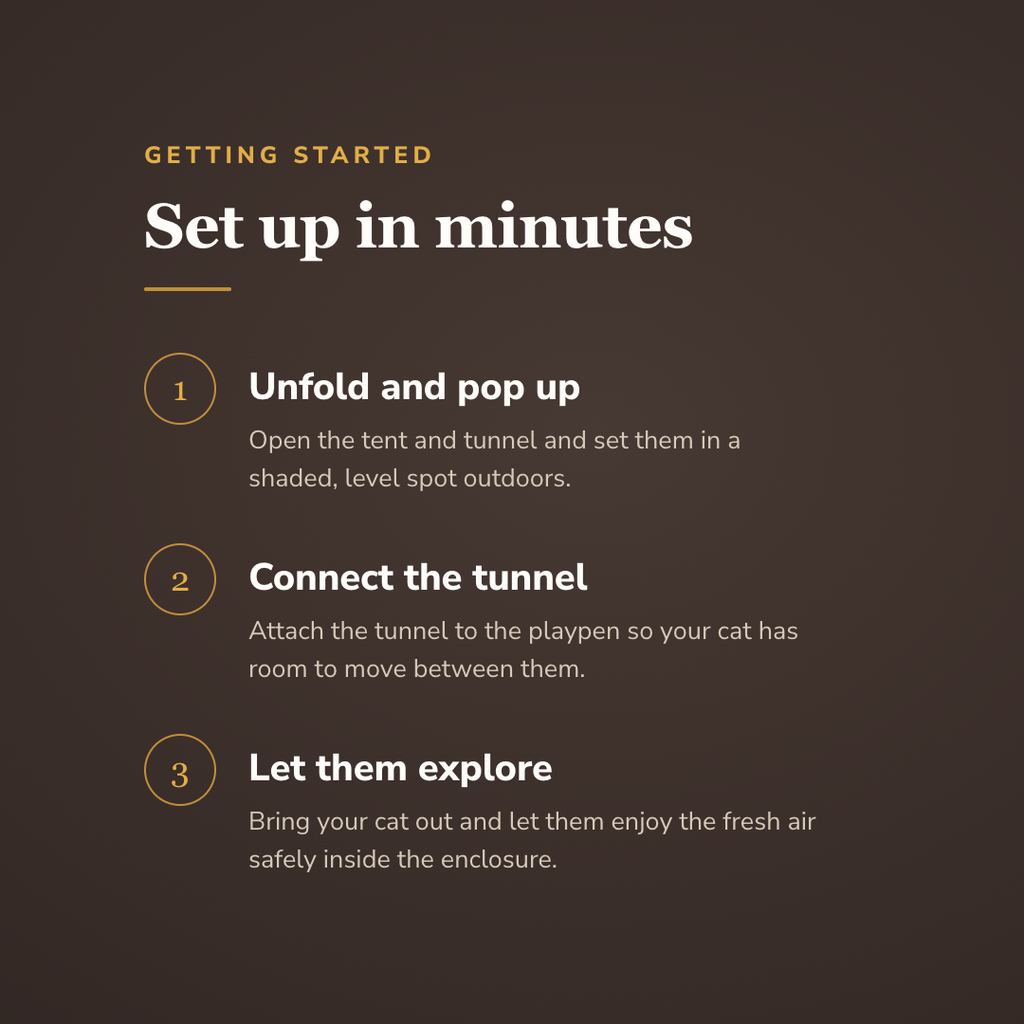 Set up in minutes - wrenwood howitworks