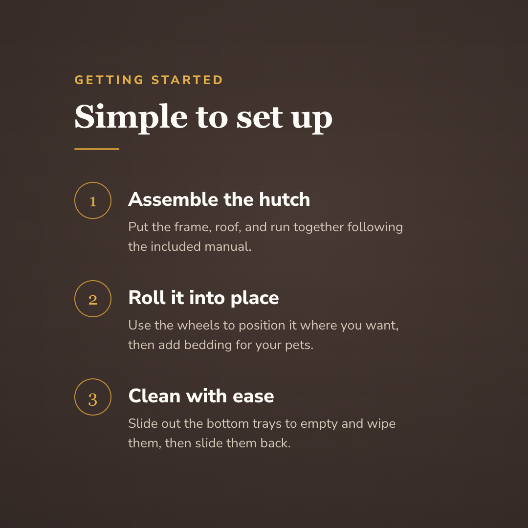 Simple to set up - wrenwood howitworks