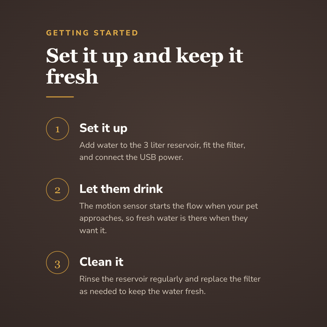 How it works - set it up, let them drink, clean it - wrenwood howitworks