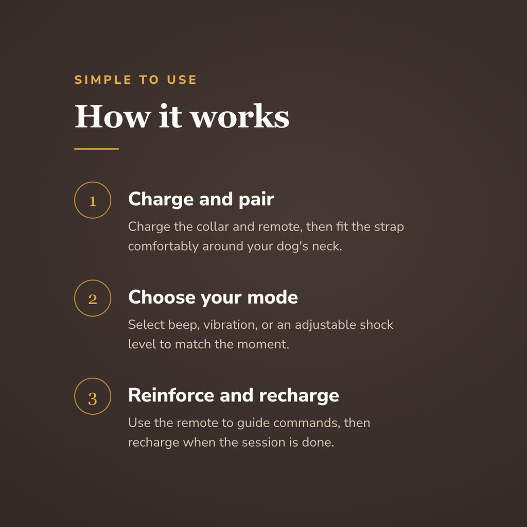 How the remote dog training collar works - wrenwood howitworks