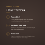 How the wooden dog agility seesaw works - wrenwood howitworks