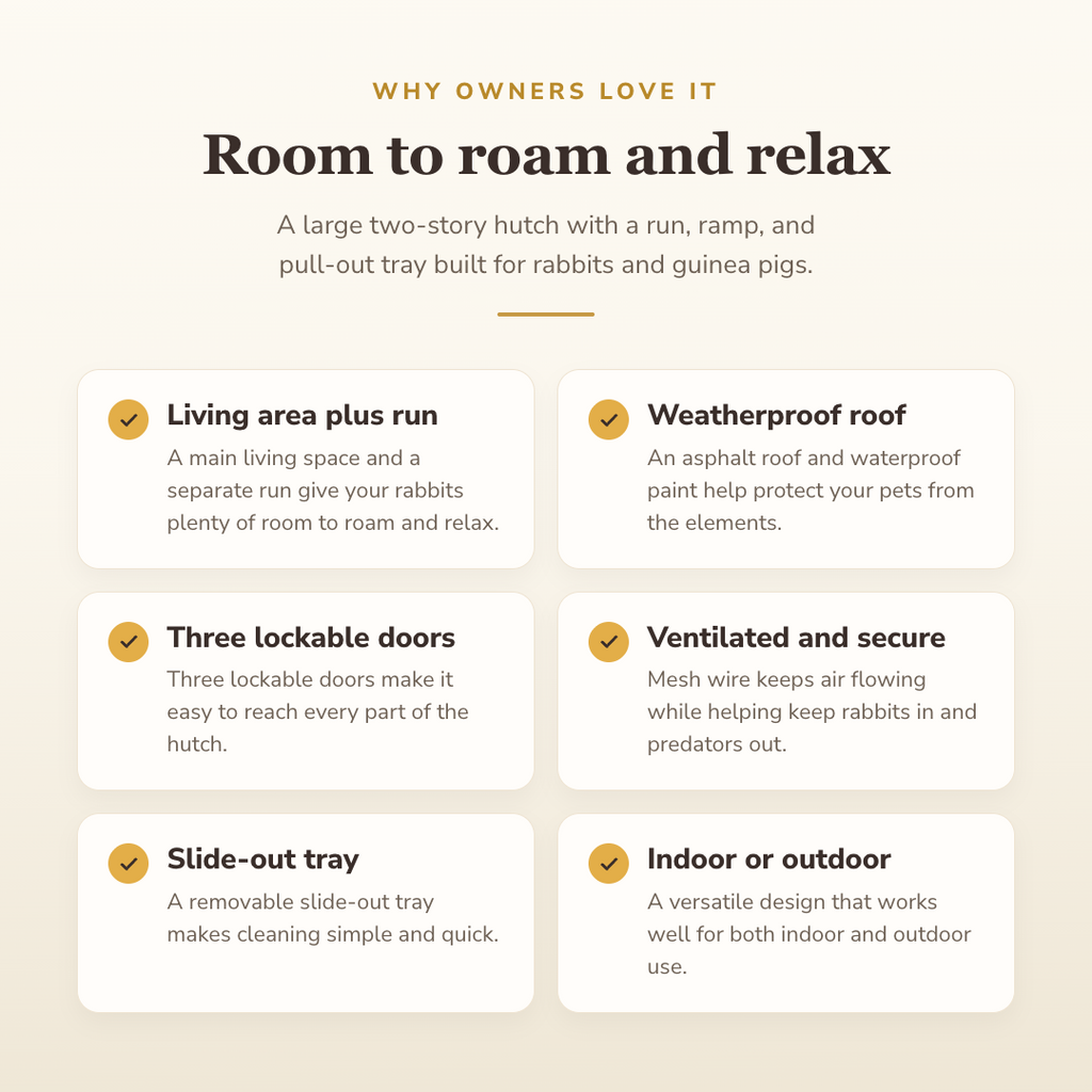 Why buyers choose this — benefits