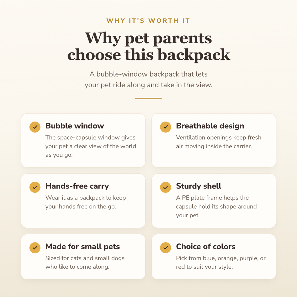 Why buyers choose this — benefits