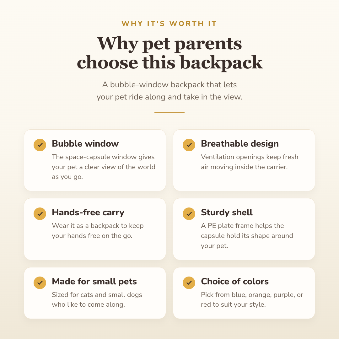 Why buyers choose this — benefits
