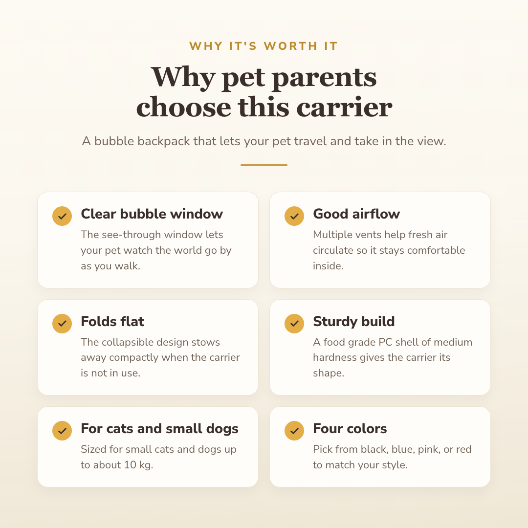 Why buyers choose this — benefits