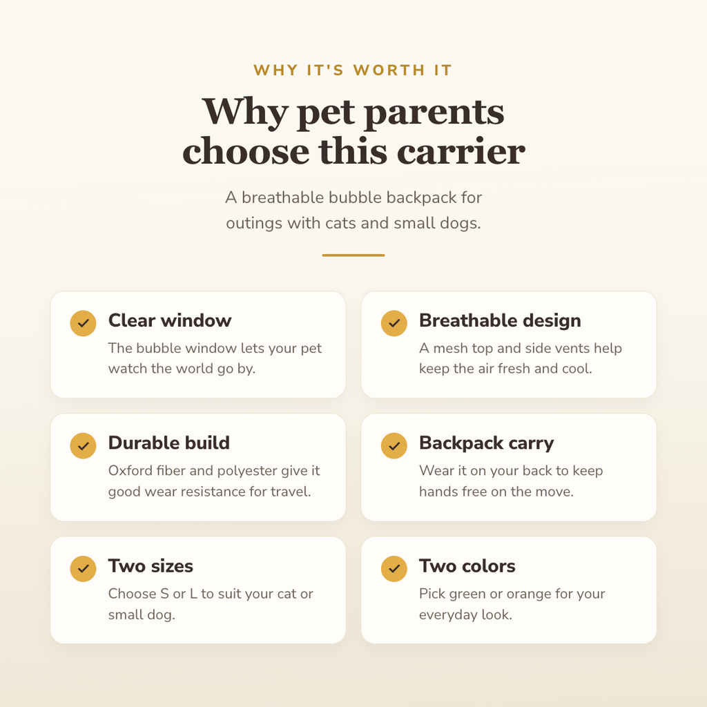 Why buyers choose this — benefits