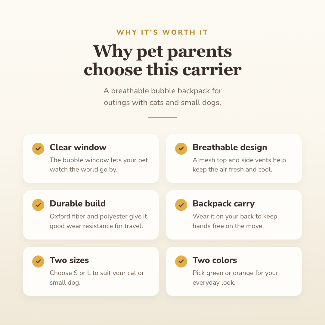 Why buyers choose this — benefits
