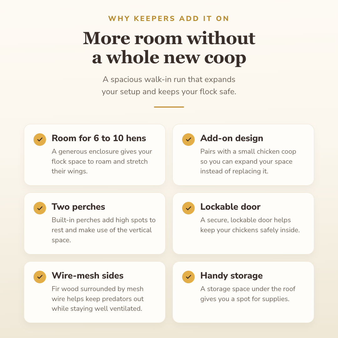 Why buyers choose this — benefits