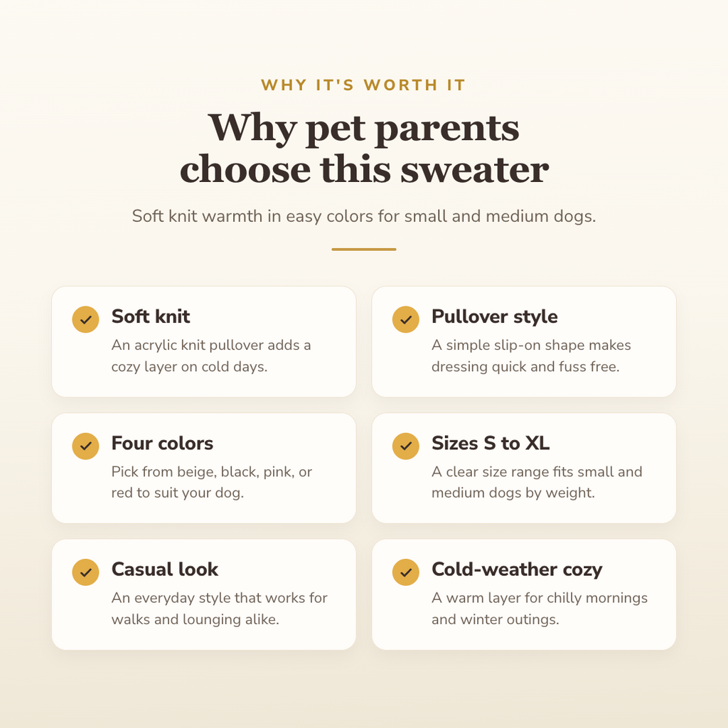 Why buyers choose this — benefits