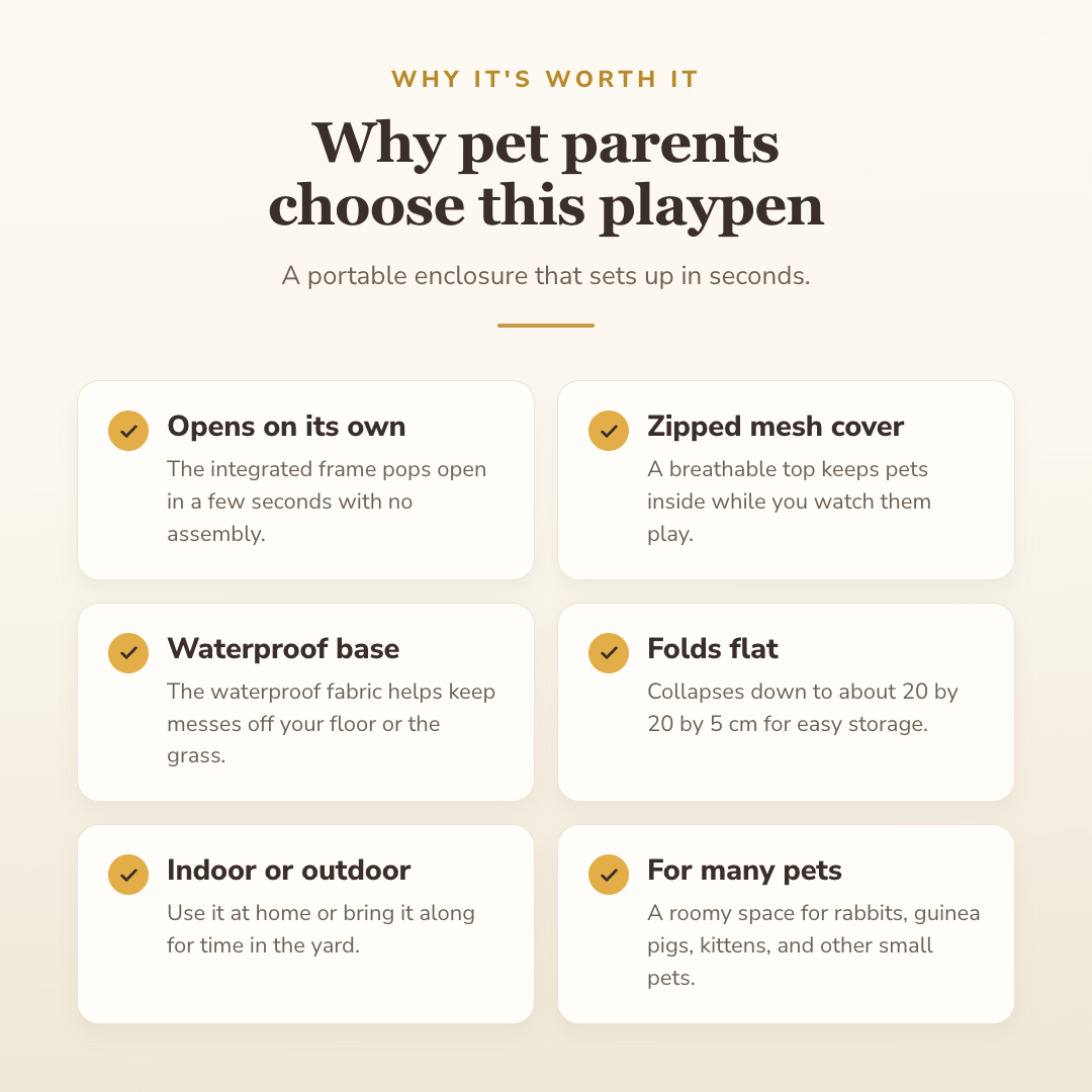 Why buyers choose this — benefits