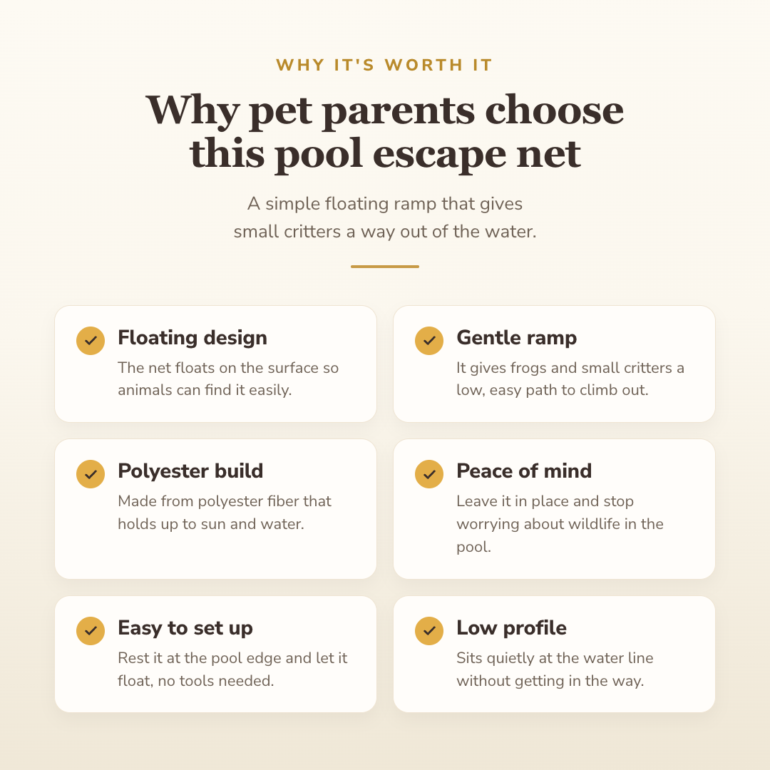 Why buyers choose this — benefits