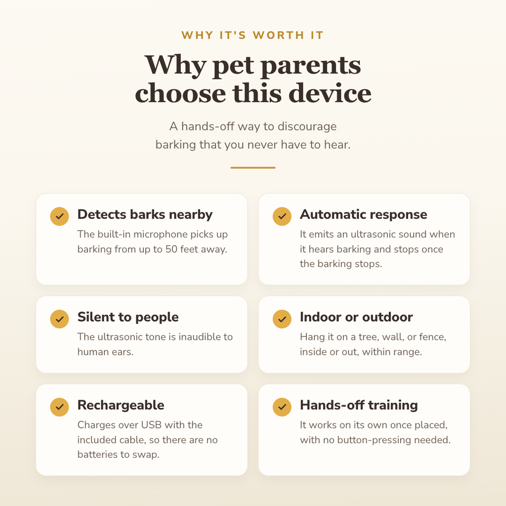 Why buyers choose this — benefits
