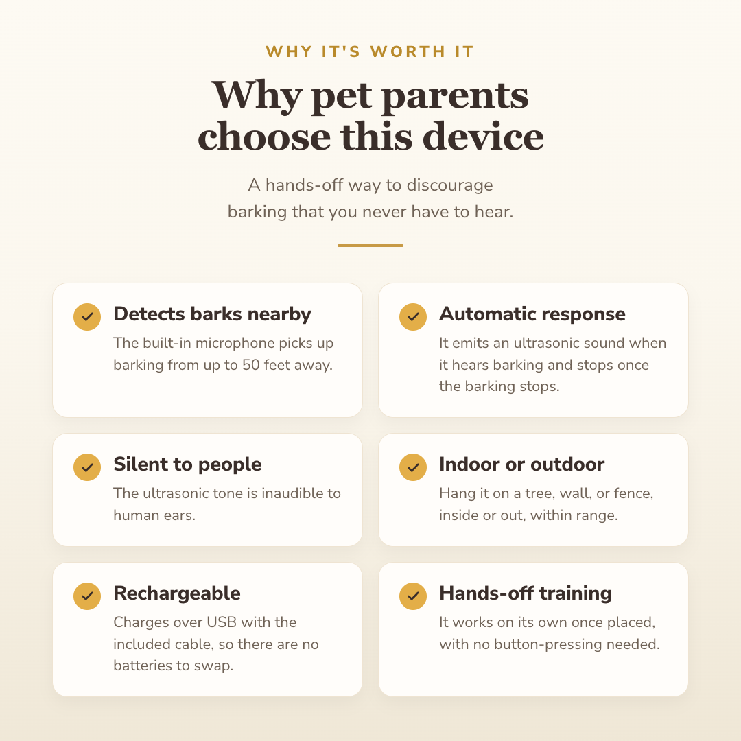 Why buyers choose this — benefits
