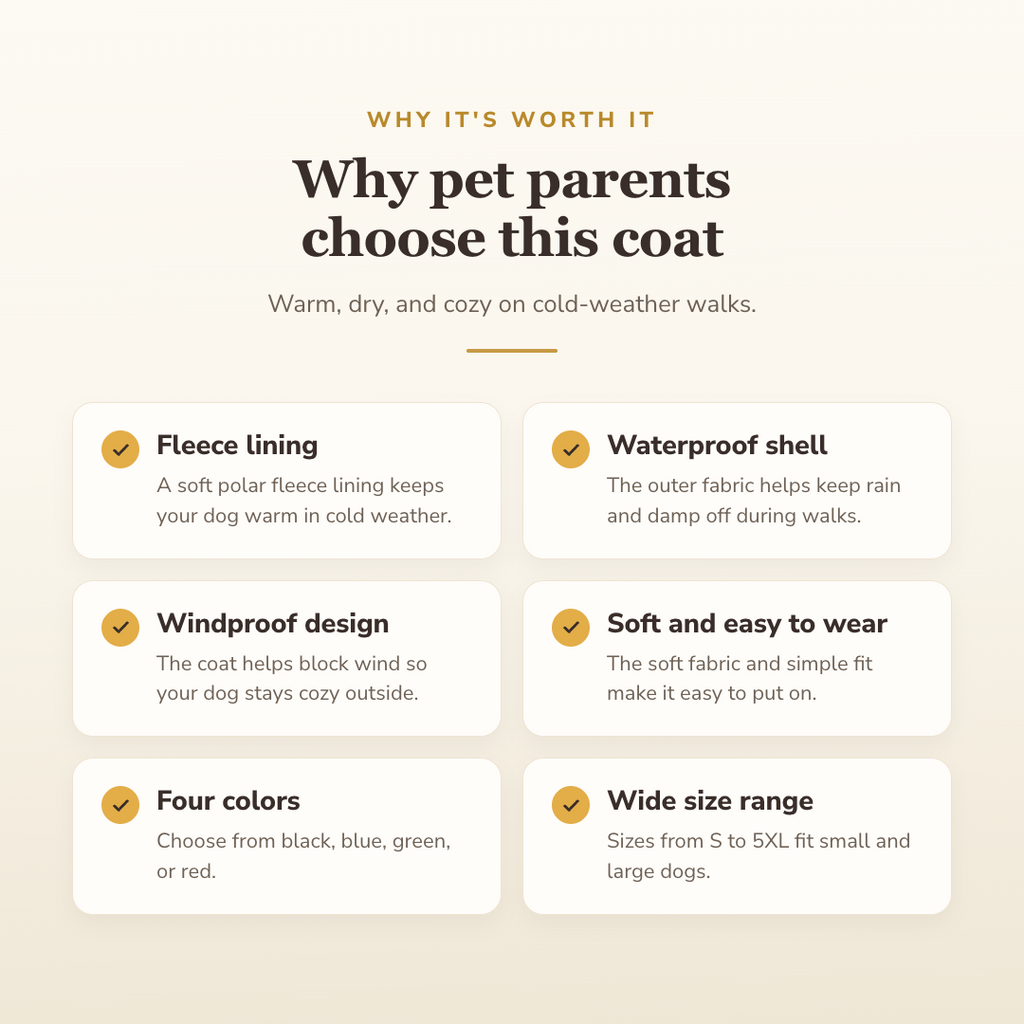 Why buyers choose this — benefits